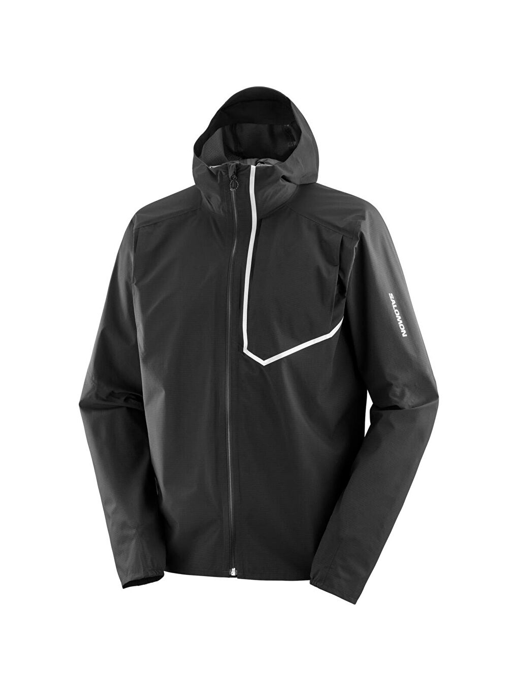 Bonatti Trail Erkek Siyah Koşu Yağmurluğu