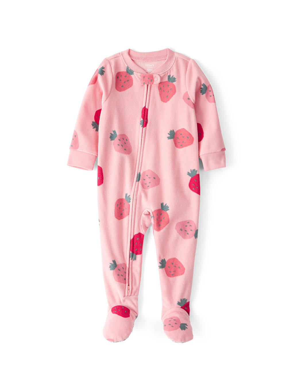 Kız Bebek Pembe Polar Tulum