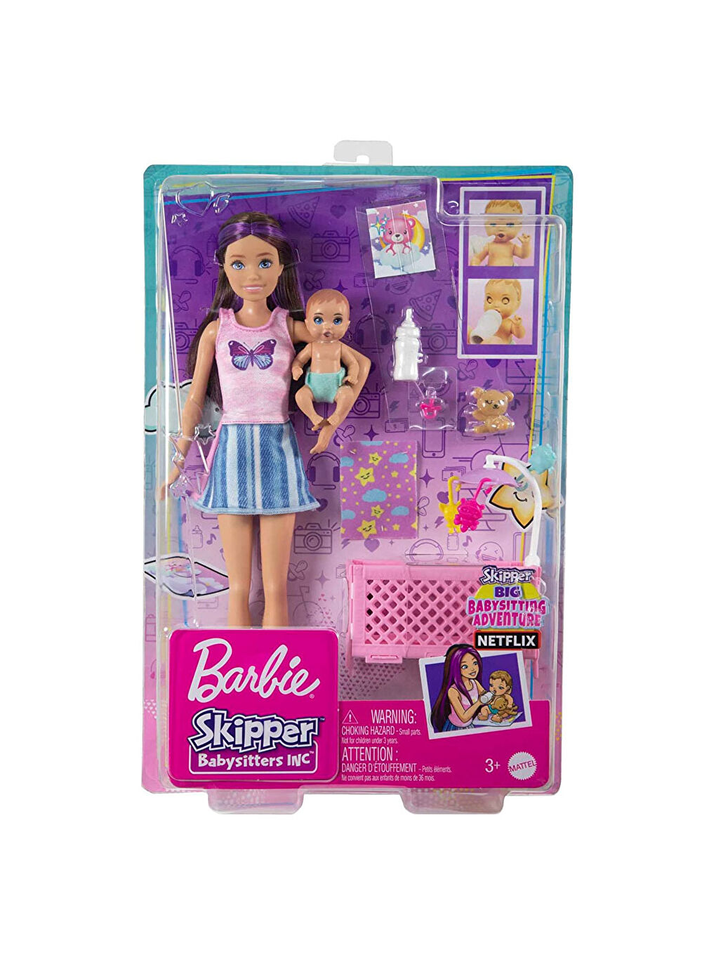 Bebek Bakıcısı Bebeği ve Aksesuarları Oyun Setleri FHY97-HJY33-5