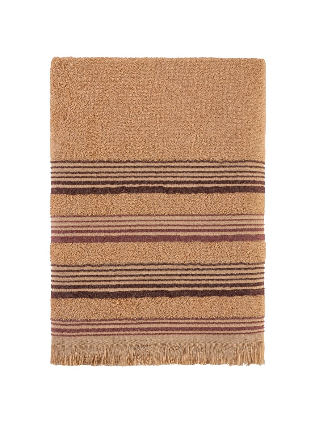 Kahverengi New Derin Bambu Banyo Havlusu 80x150 Cm Amber-1
