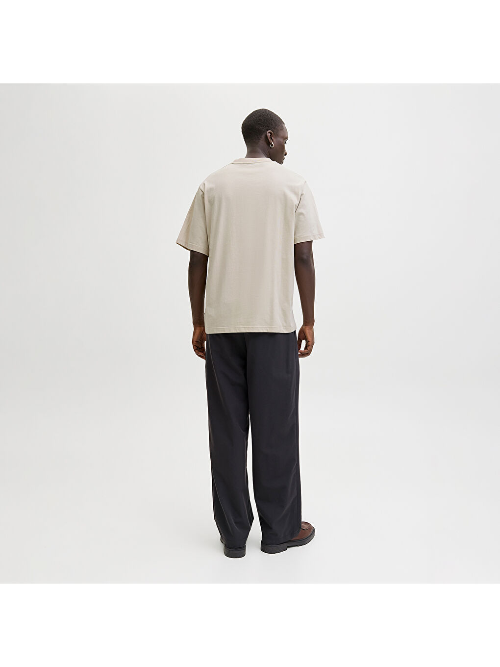 Archive Graphic Erkek Bej Tişört-1