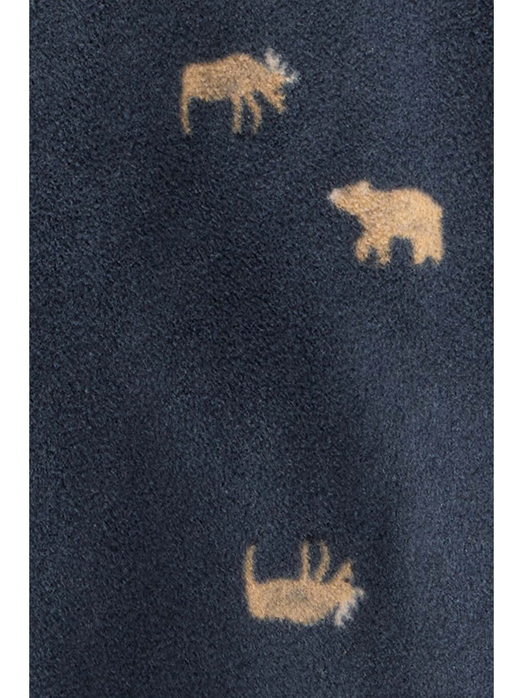 Erkek Bebek Siyah Polar Tulum-2