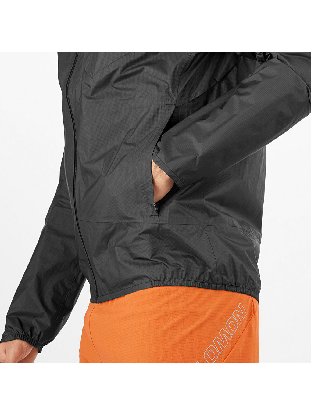 Bonatti Waterproof Erkek Siyah Koşu Yağmurluğu-3