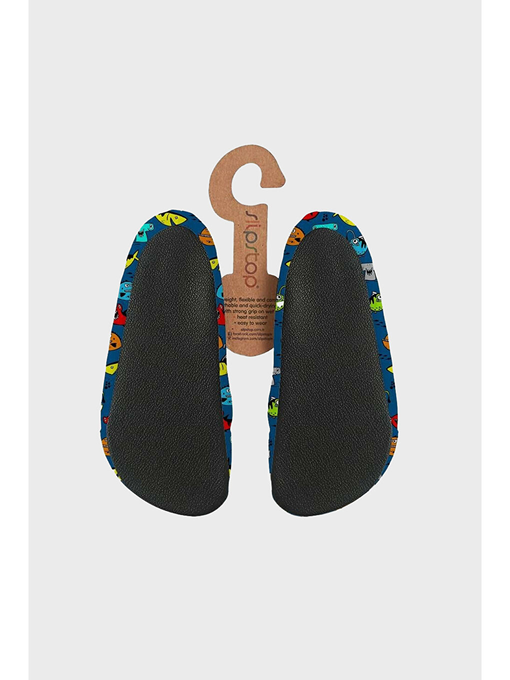 Petrol Aquatic Desenli Kaydırmaz Taban Havuz ve Deniz Ayakkabısı SS2531000003-1