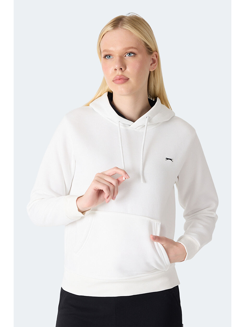 MISTY I Kadın Kapüşonlu Ekru Sweatshırt-5