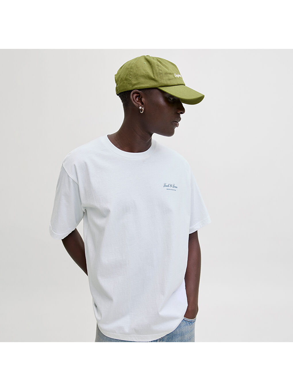 Archive Graphic Erkek Beyaz Tişört-3