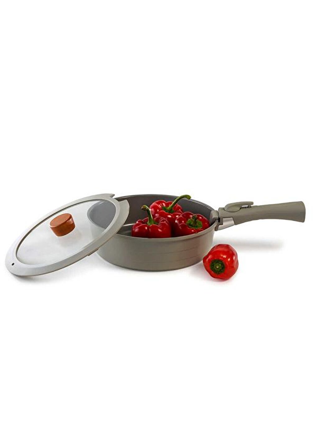 Gri Midas 11 Parça Tencere Seti-3