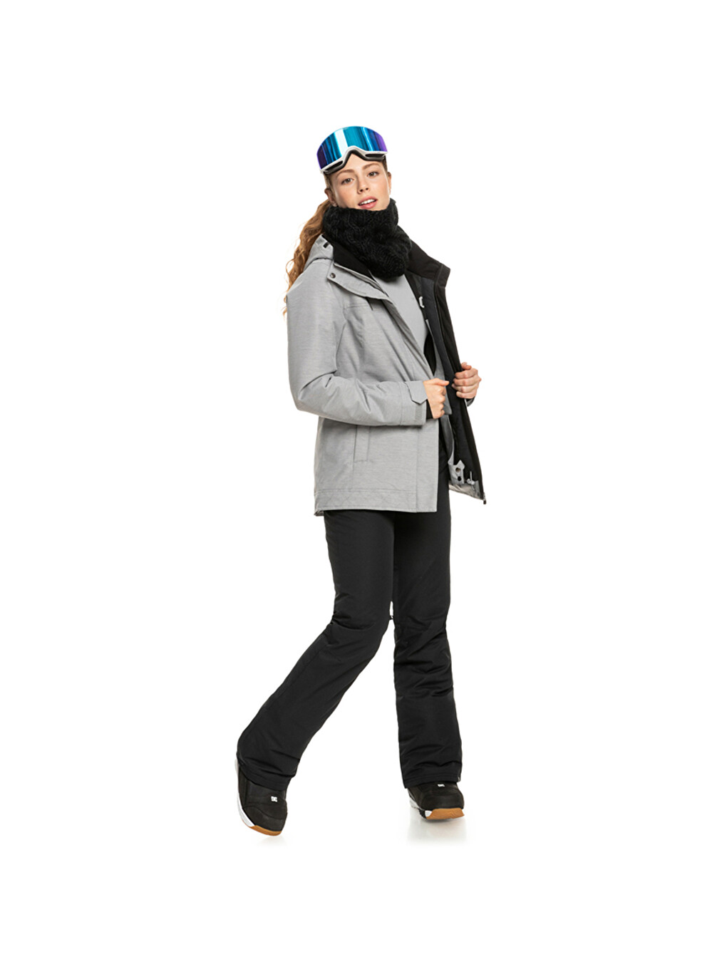 Siyah Backyard Kadın Snowboard Pantolonu-3