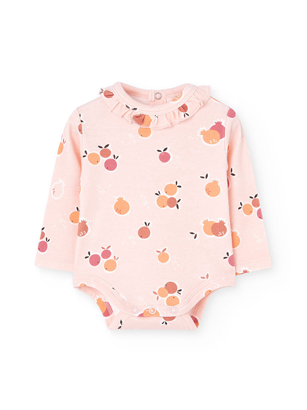 Pembe Kız Bebek Tavşan Nakışlı Elbise Set-3