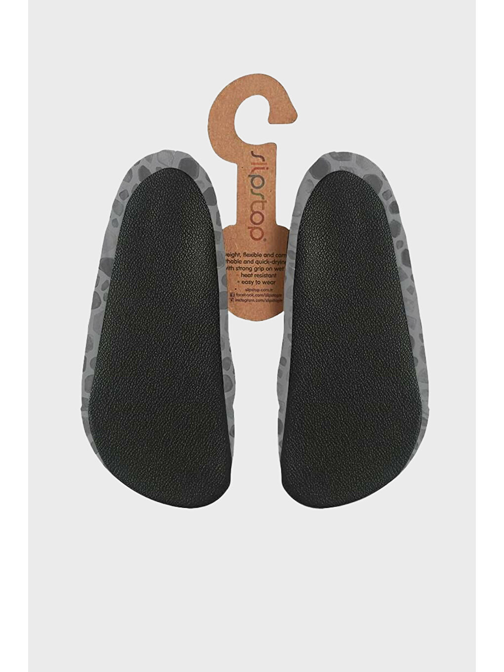 Gri Goliath Desenli Kaydırmaz Havuz ve Deniz Ayakkabısı SS2532000008-1