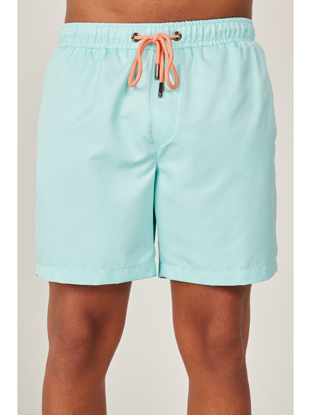 Mavi Erkek Mint Standart Fit Desenli Cepli Mayo-1