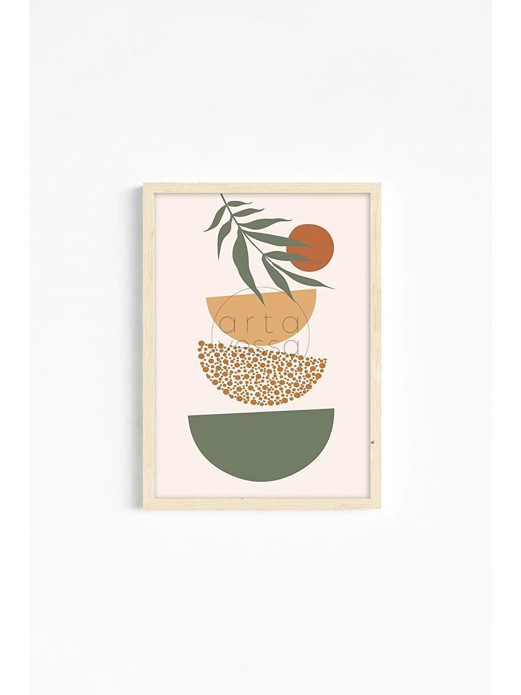 Beyaz Gerçek Ahşap Çerçeveli 3 Parça 3D Poster Tablo Seti 33x48 cm - ERSY3SET23-3