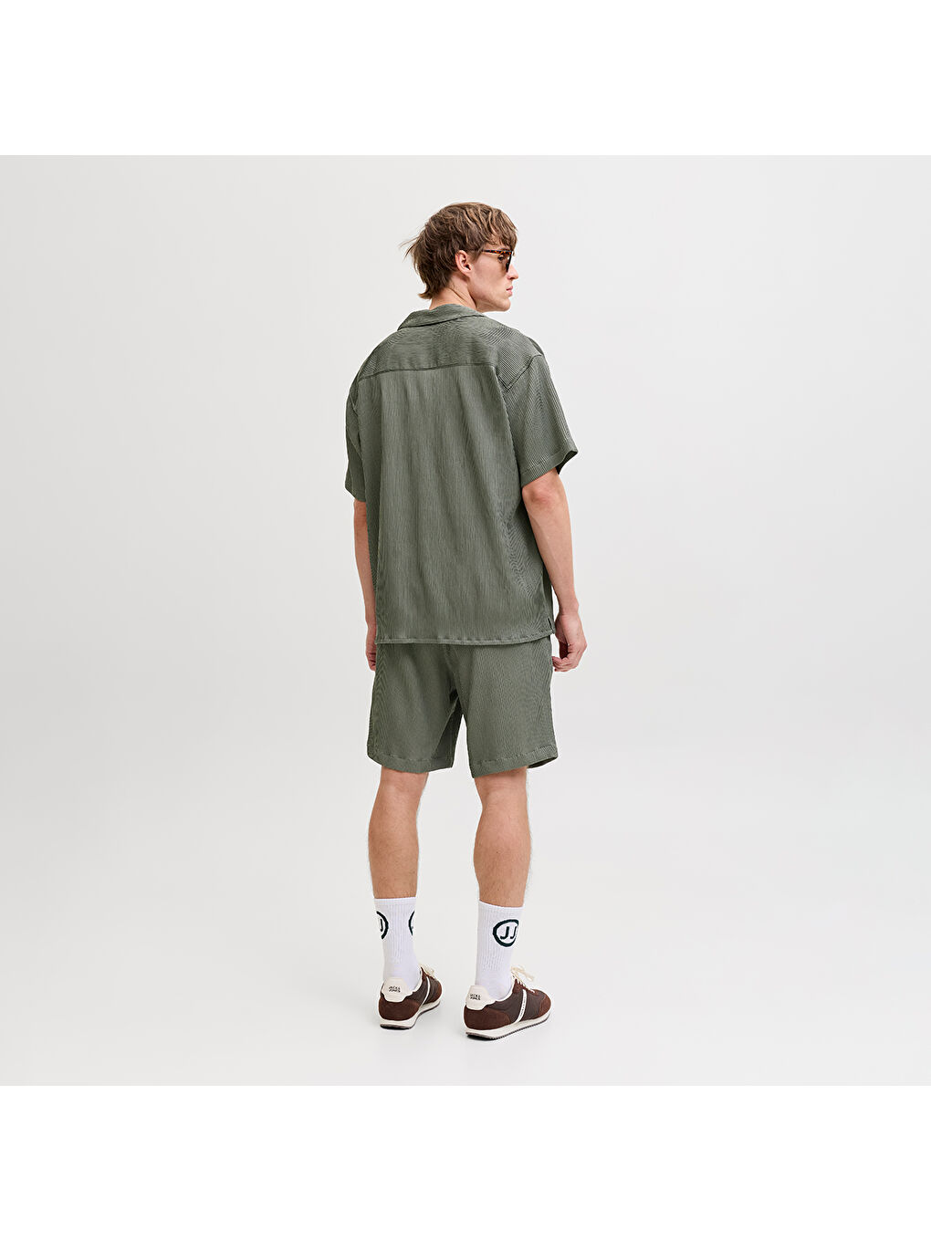 Jaiden Harrison Jogger Regular Erkek Haki Şort-2