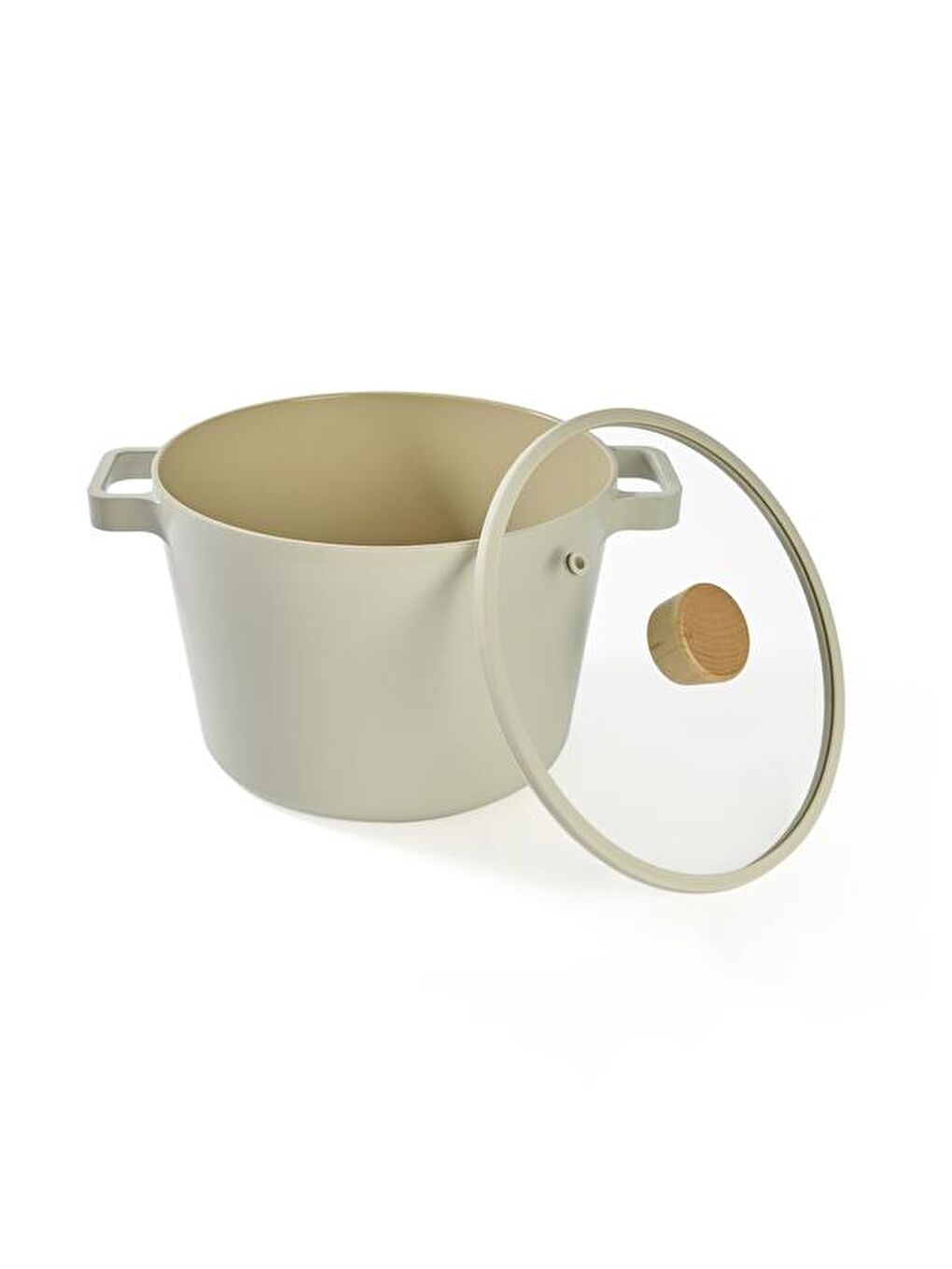 Fika 7 Parça Tencere Ve Tava Seti - Bej-1