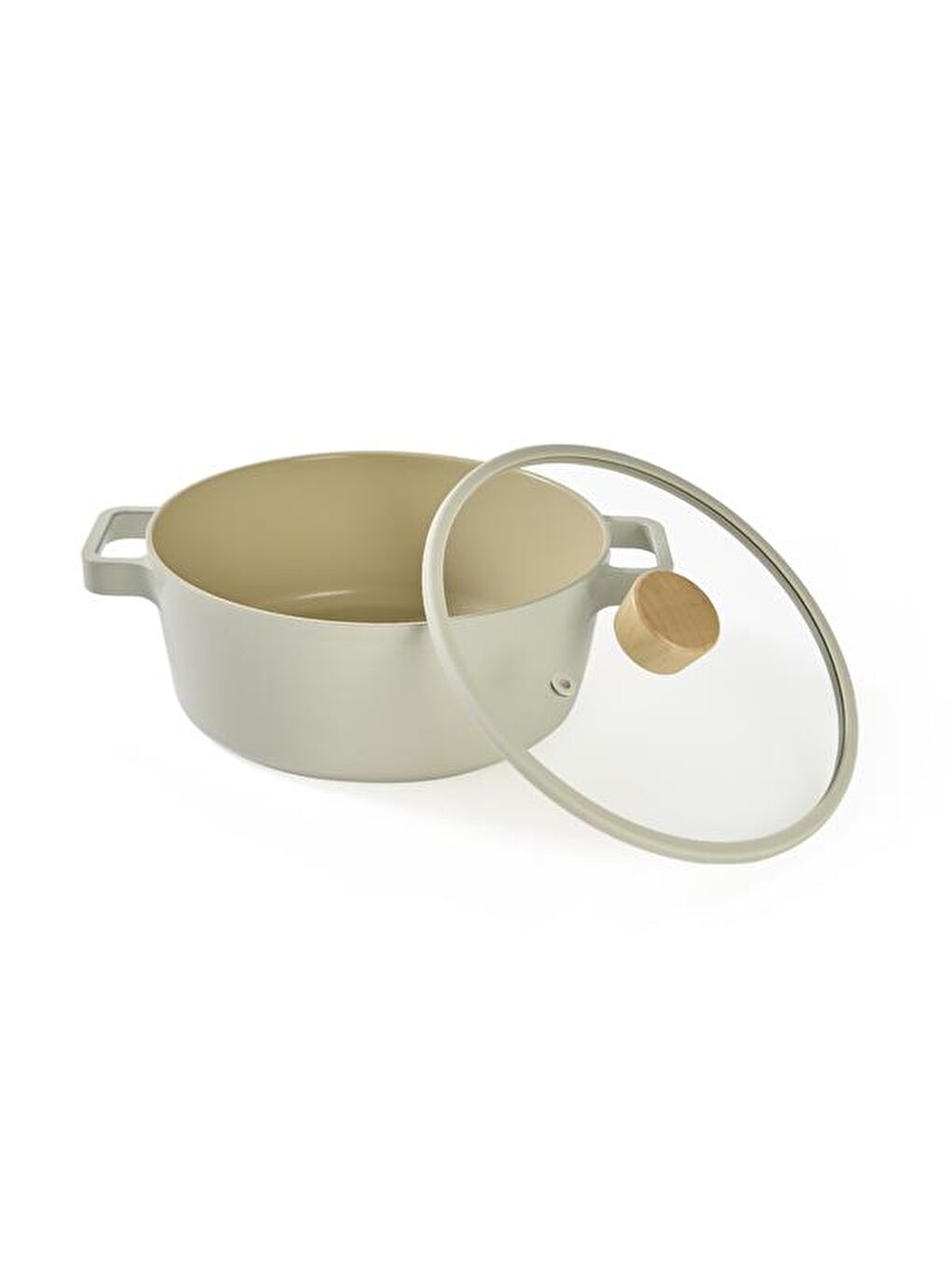 Fika 7 Parça Tencere Ve Tava Seti - Bej-7