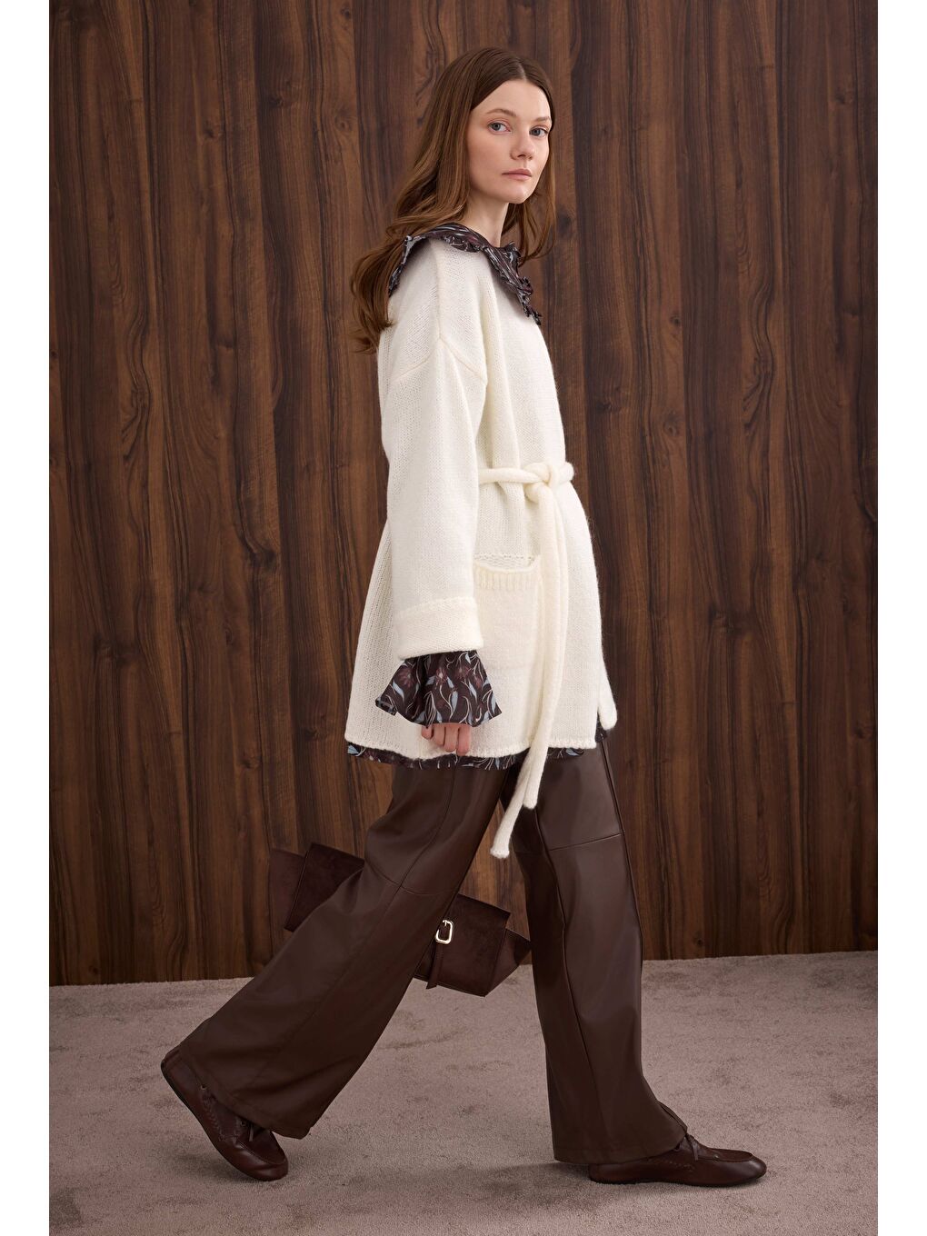 Alpaka Hırka Ekru-2