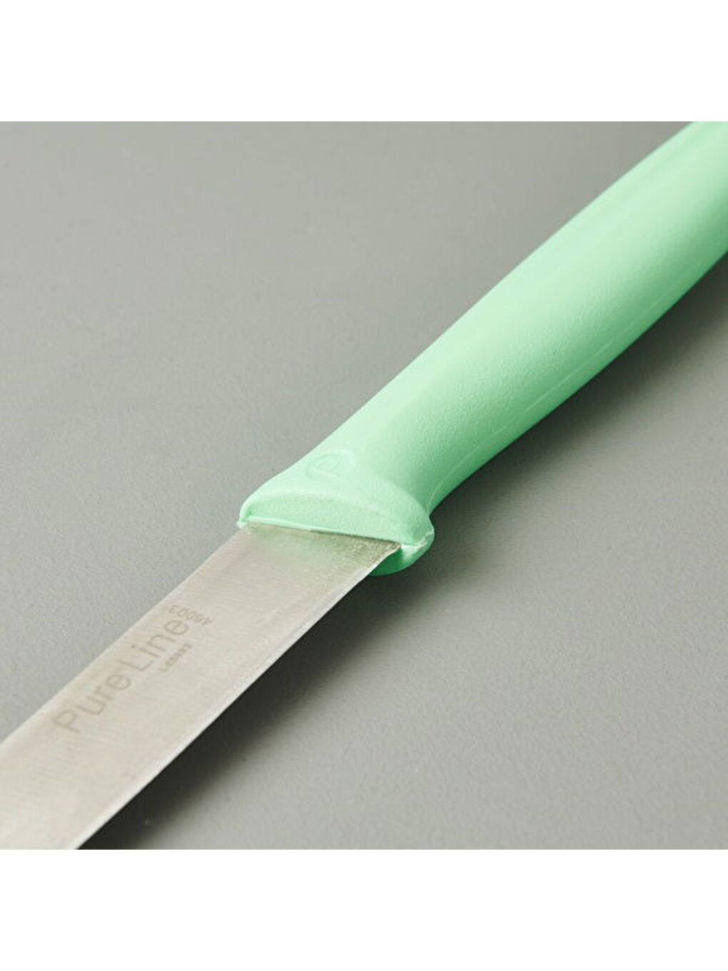 Mavi Düz Sebze Bıçağı - Yeşil - 12 cm-1