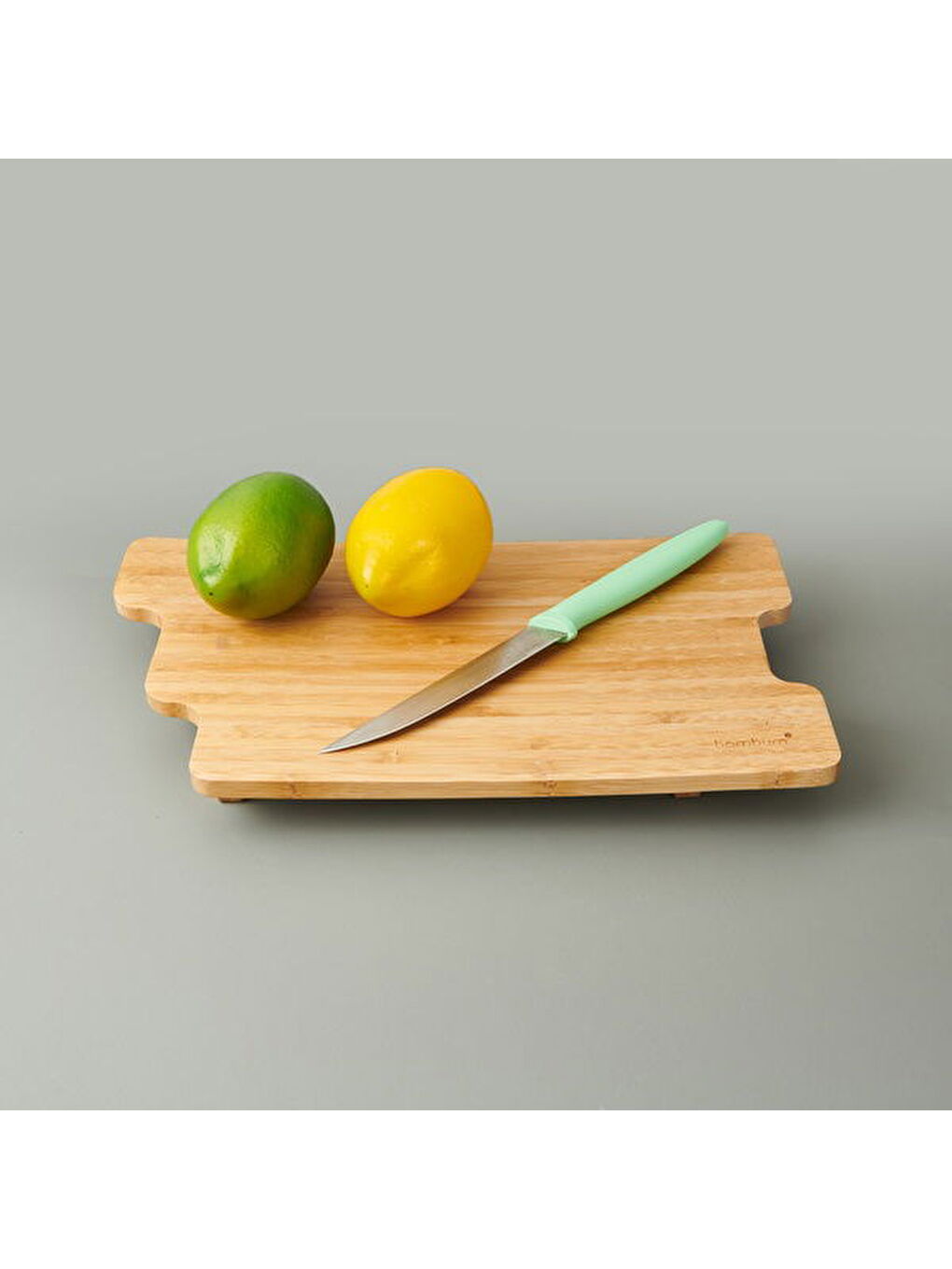 Mavi Düz Sebze Bıçağı - Yeşil - 12 cm-3