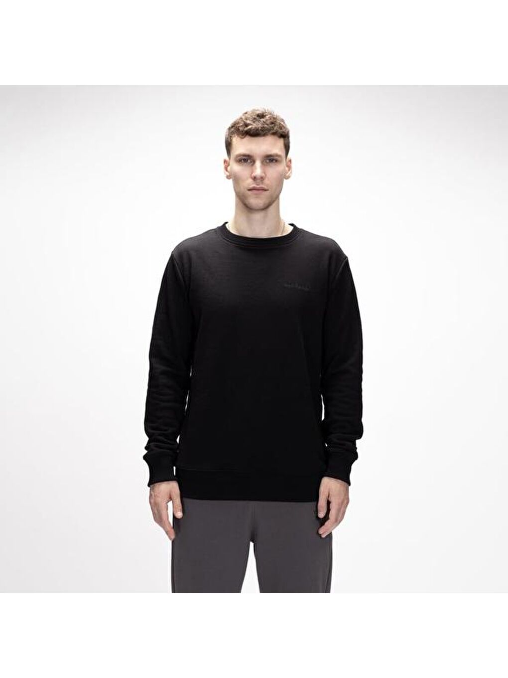 Inner Erkek Siyah Sweatshirt-2