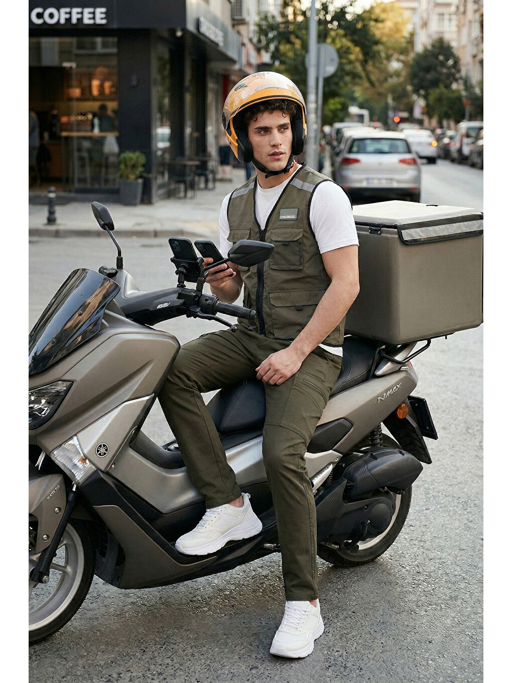 Haki Regular Fit Normal Bel Düz Paça Pantolon 693158-1