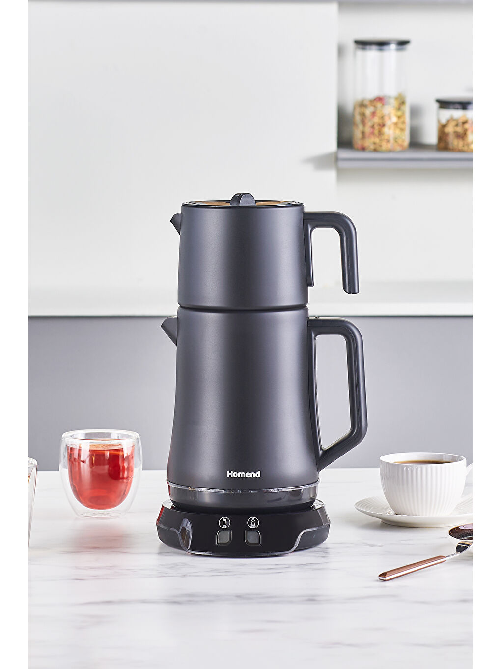 Royaltea Elegant 1776H Çay Makinesi Mat Siyah