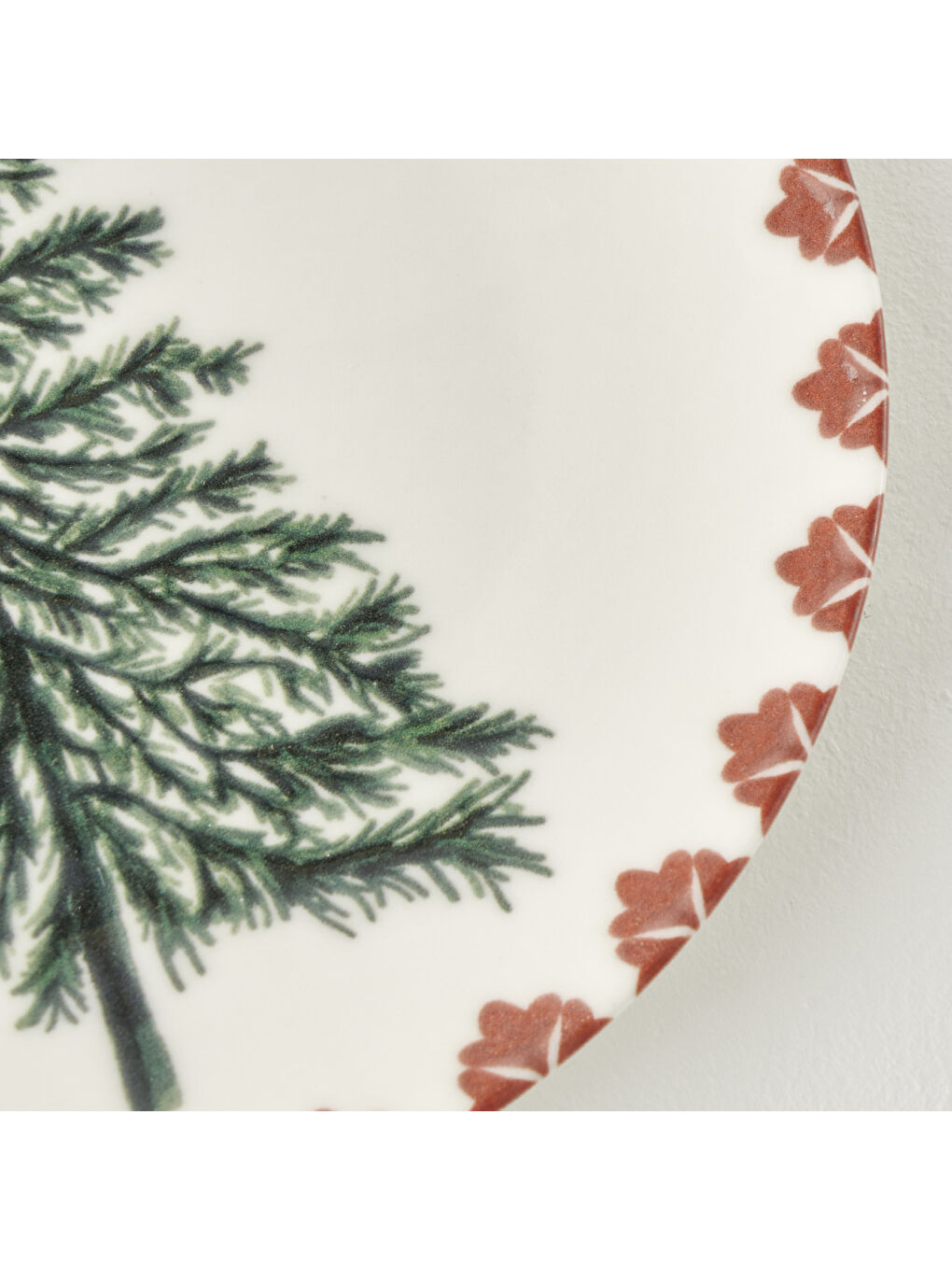 Karışık New Year 4'lü Pasta Tabağı Seti (19 cm)-2