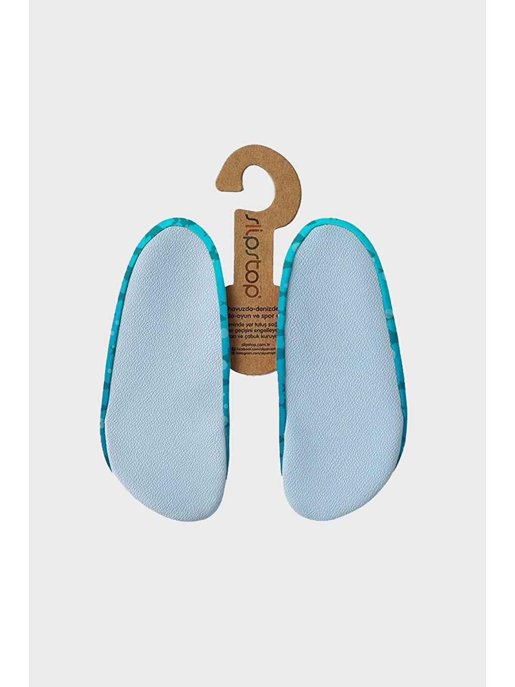 Mavi Slyboots Desenli Kaydırmaz Taban Havuz ve Deniz Ayakkabısı SS2532000004-1