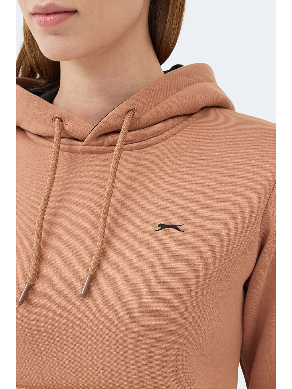 Kahverengi MISTY I Kadın Kapüşonlu Camel Sweatshırt-1