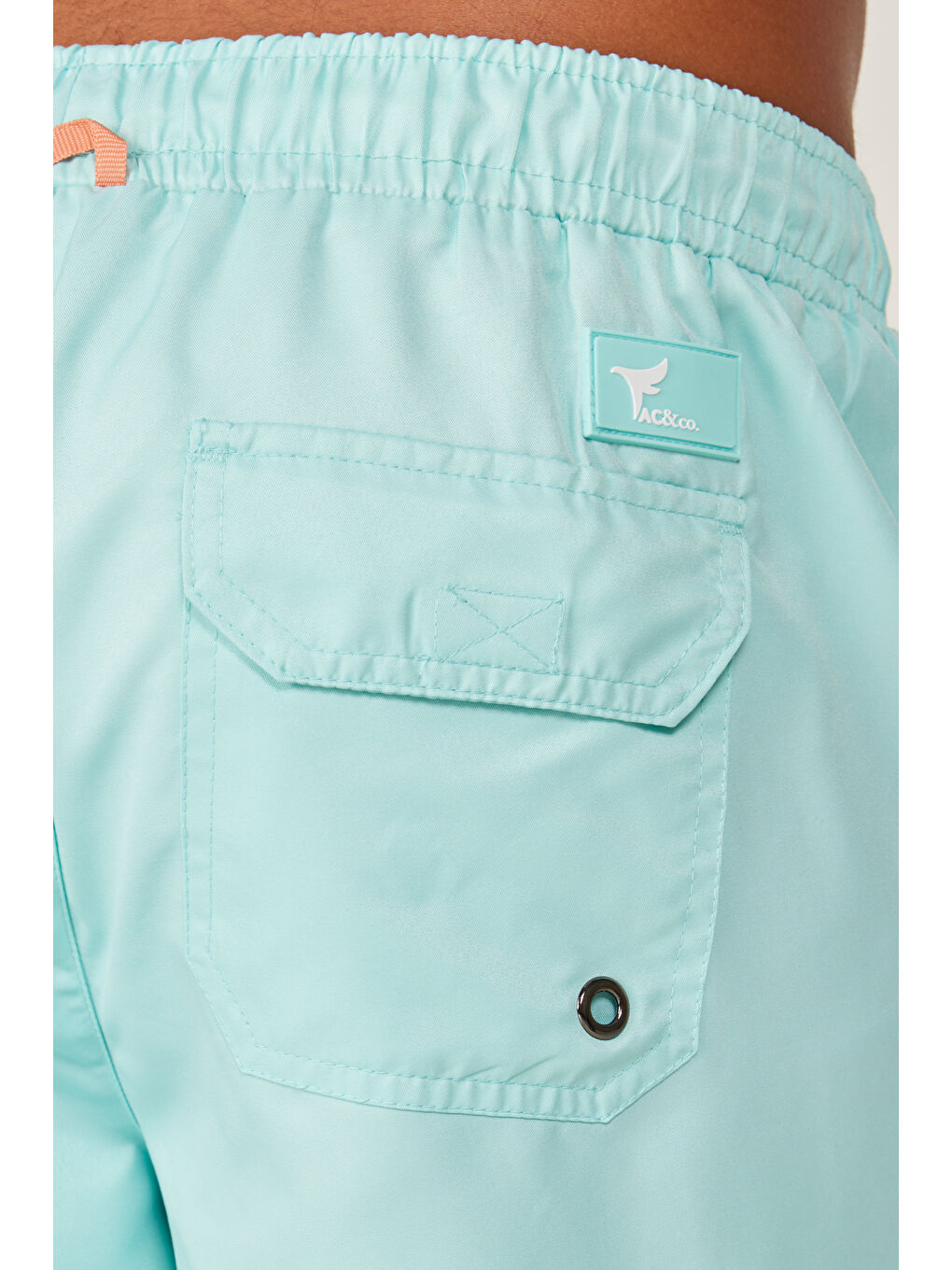 Mavi Erkek Mint Standart Fit Desenli Cepli Mayo-5