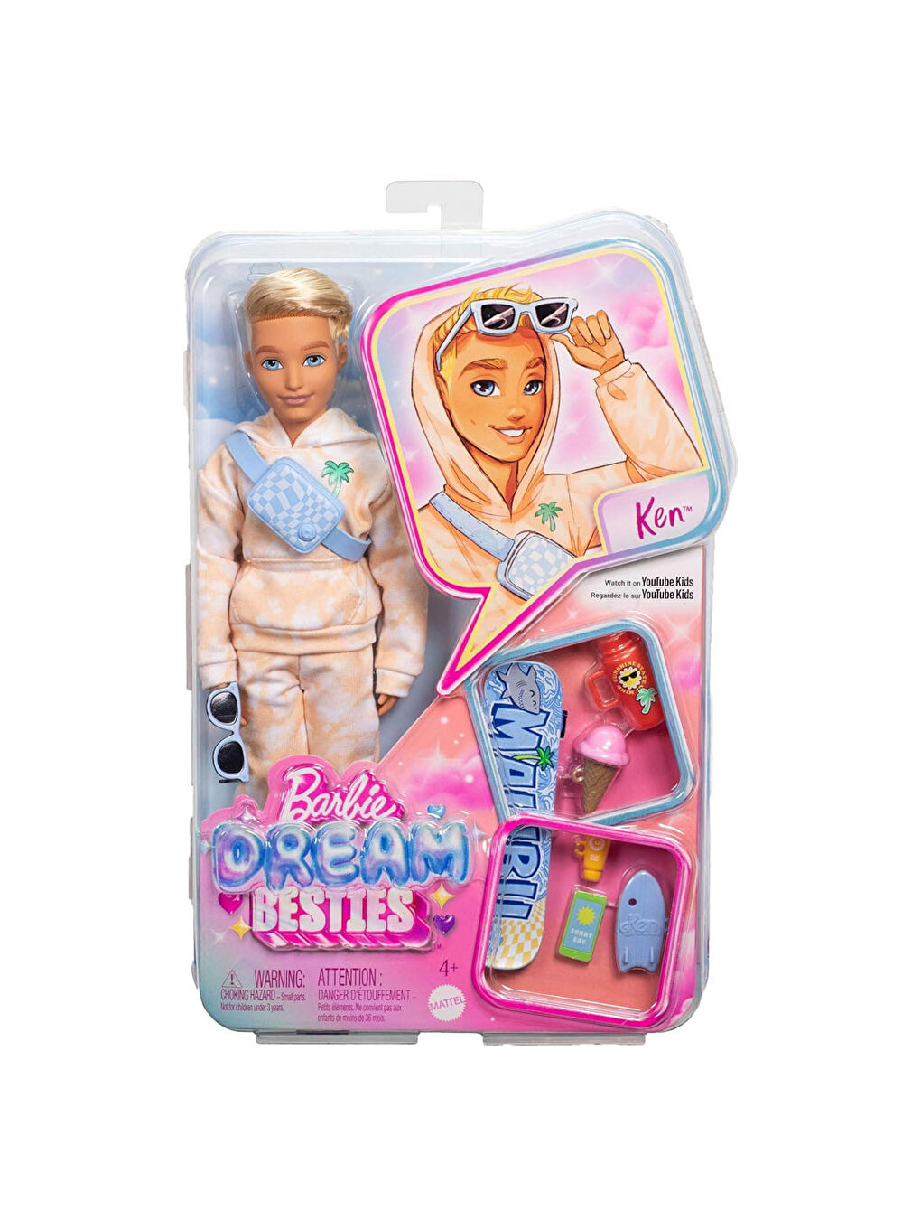 Barbie Dream Besties Ana Karakter Bebekler Ken JDD75-4