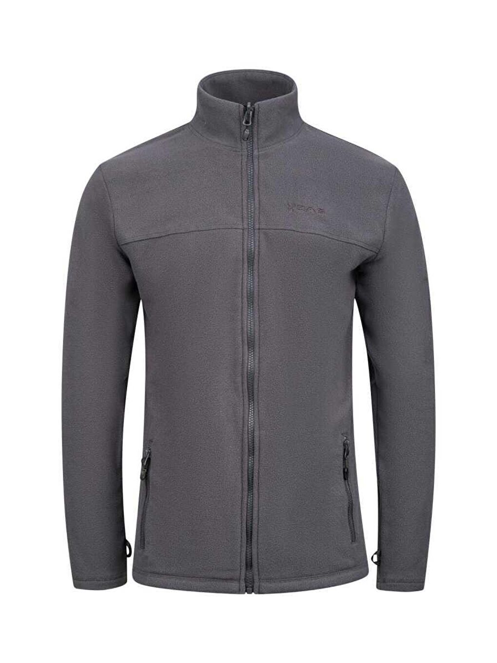 Utah Erkek Tam Fermuarlı Polar Antrasit