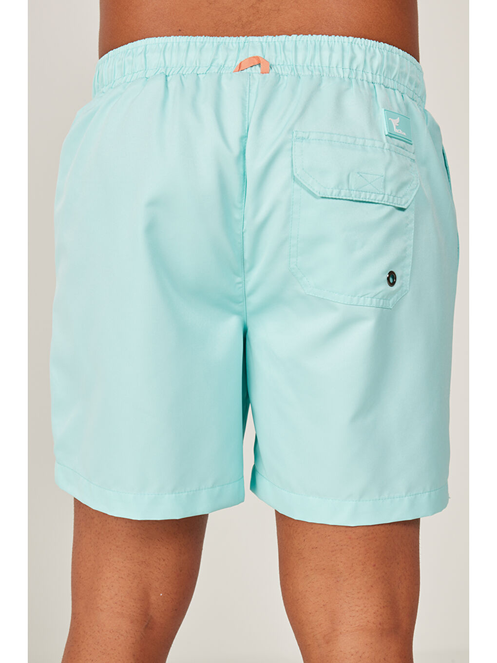 Mavi Erkek Mint Standart Fit Desenli Cepli Mayo-6