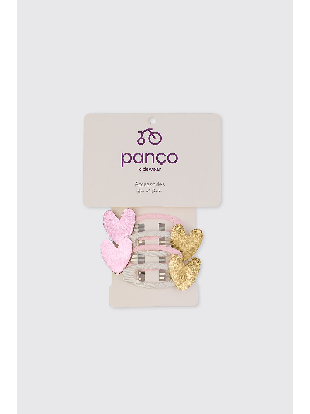 Karışık Kız Çocuk Kalp Figürlü Toka Seti-1