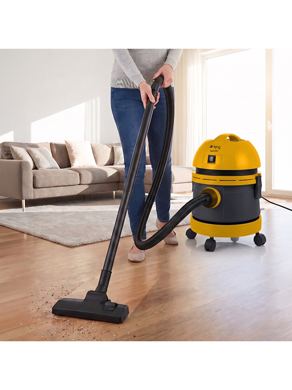 K5104 Fısıltı Mini Küre Tipi Elektrikli Süpürge-2
