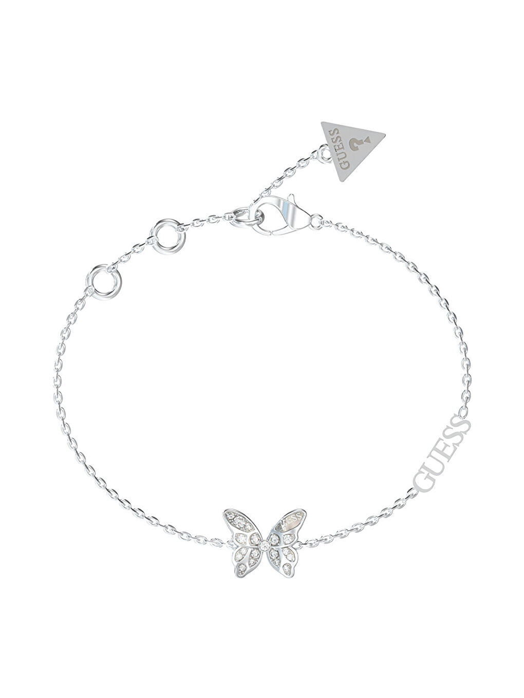 Gri JGUJUBB04110JWRHS Kelebek Kadın Bileklik