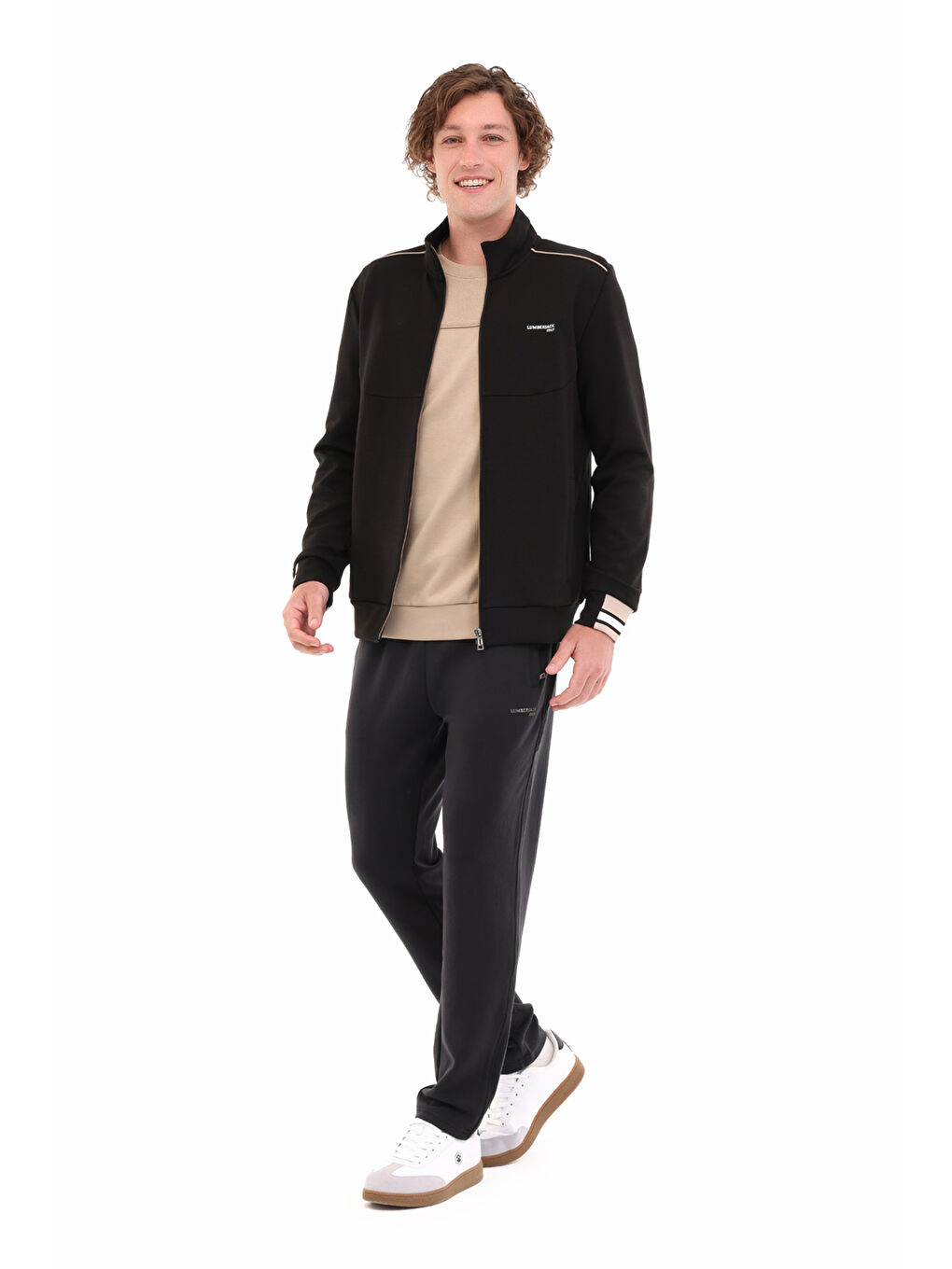 ML FRANKY 18BA-108 5PR Siyah Erkek Eşofman Üstü-2