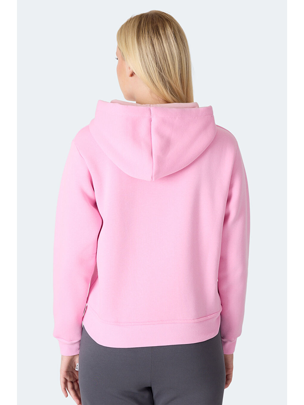 Pembe MISTY I Kadın Kapüşonlu Gül Sweatshırt-1