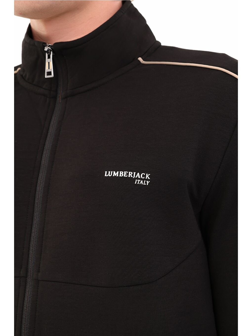 ML FRANKY 18BA-108 5PR Siyah Erkek Eşofman Üstü-3