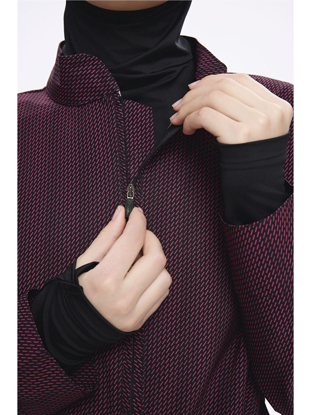 Esila Mor 5 Parça Jileli Tam Tesettür Mayo Takımı 2934-2