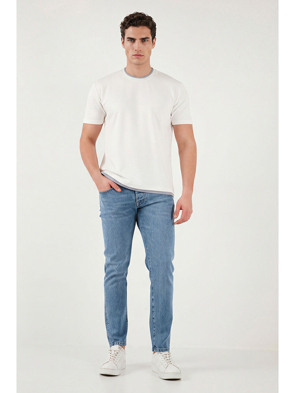 Mavi Slim Fit Düşük Bel Dar Paça Jeans 1115C70NAPOLI-3