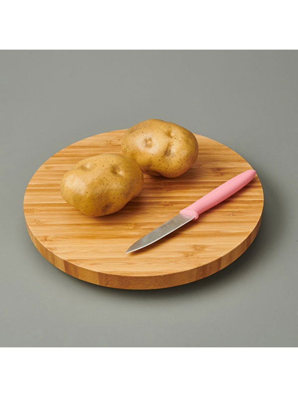 Pembe Sivri Soyma Bıçağı - Asorti - 9 cm-1