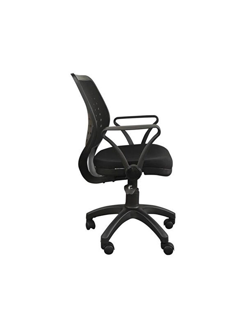 Fileli Çalışma Koltuğu - Siyah-2