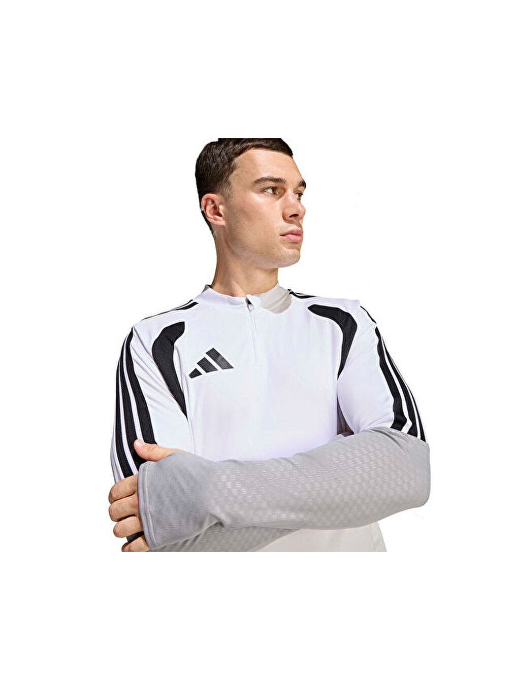 Tiro 26 Competition Top Erkek Futbol Antrenman Uzun Kollu Tişört Jx4256 Beyaz-3