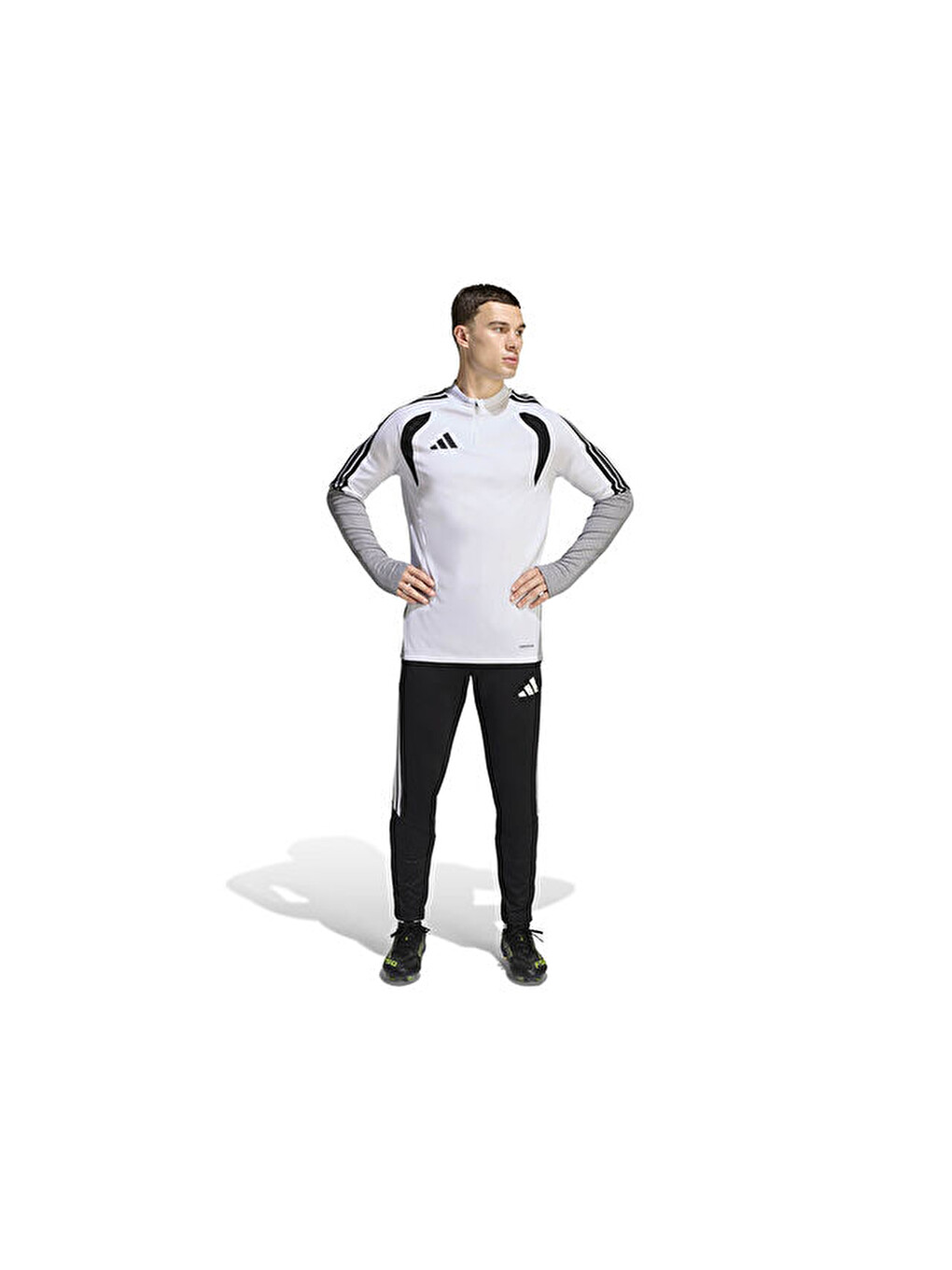 Tiro 26 Competition Top Erkek Futbol Antrenman Uzun Kollu Tişört Jx4256 Beyaz-5