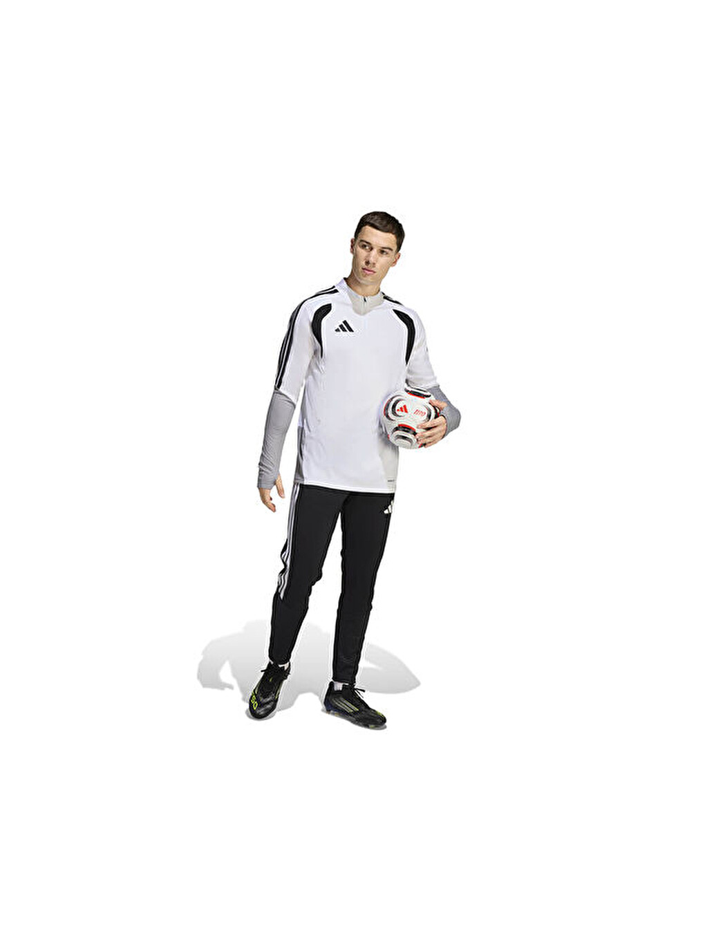 Tiro 26 Competition Top Erkek Futbol Antrenman Uzun Kollu Tişört Jx4256 Beyaz-6
