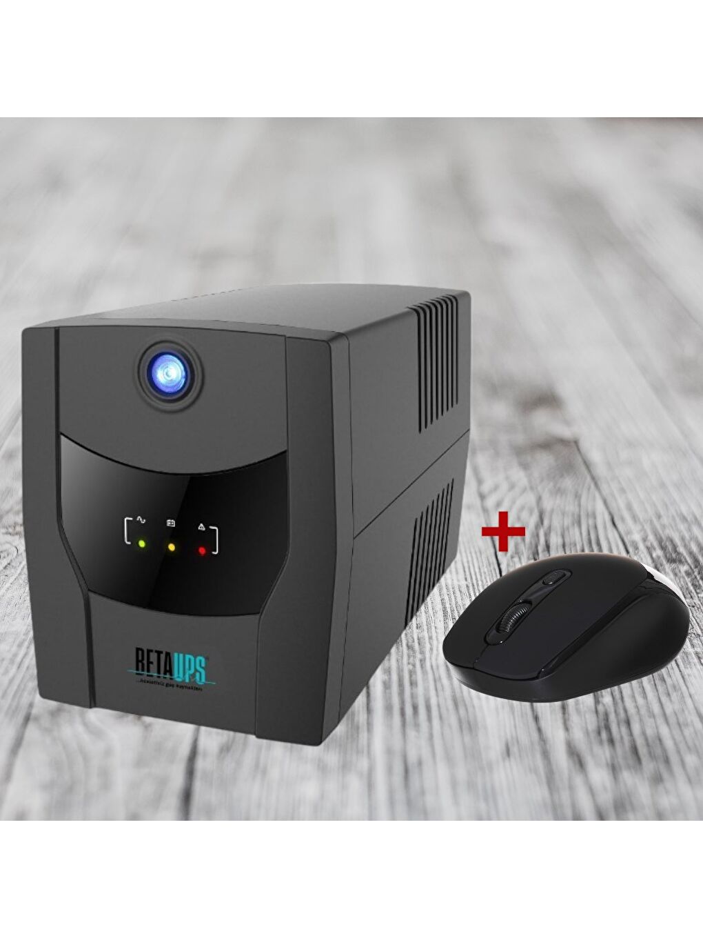 Technow BetaUps 1200VA Line İnteractive Ups Kesintisiz Güç Kaynağı (10/25 Dak-12V/7AH*2) - 1