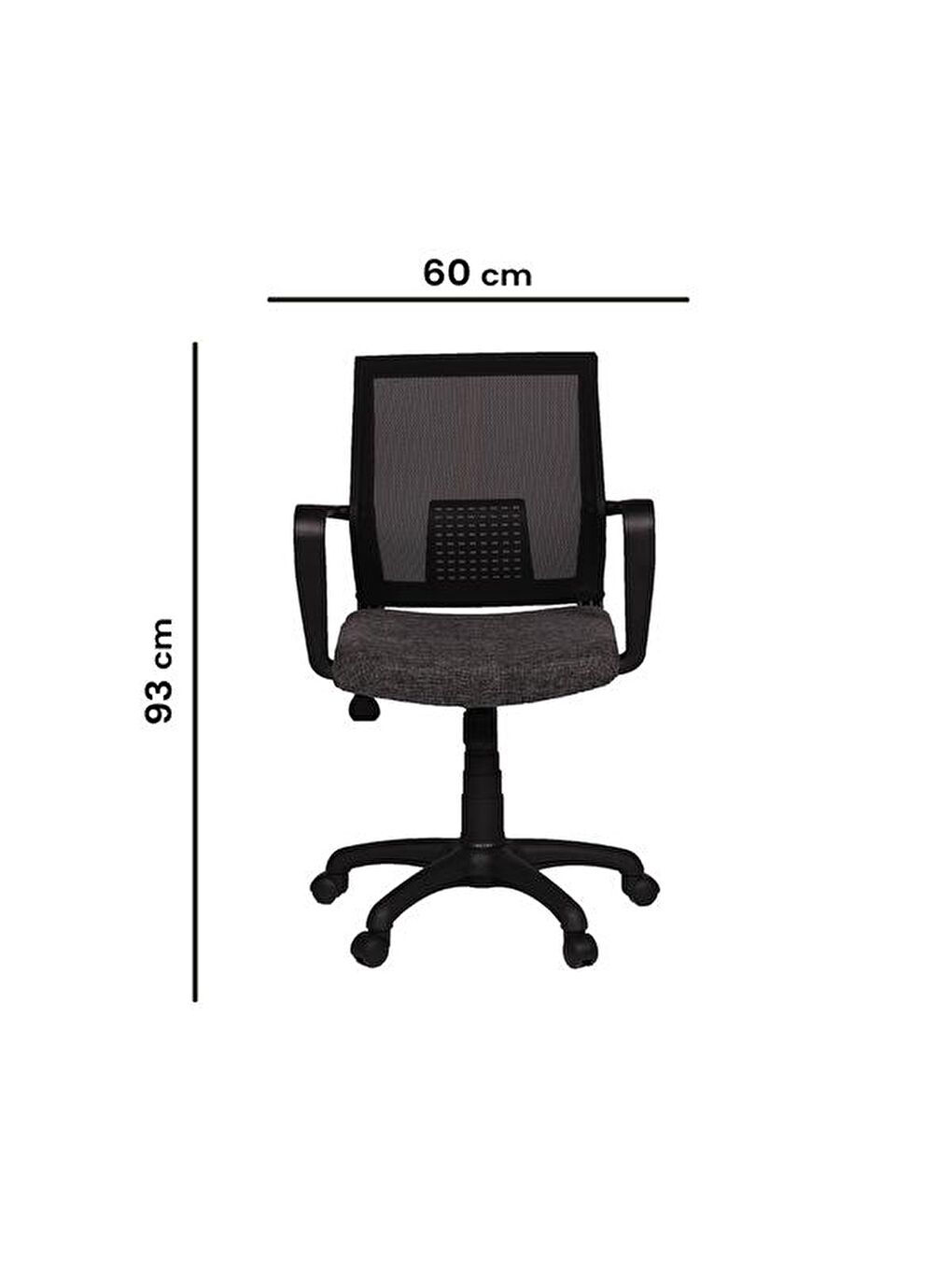 Estina Çalışma Sandalyesi - Siyah-3