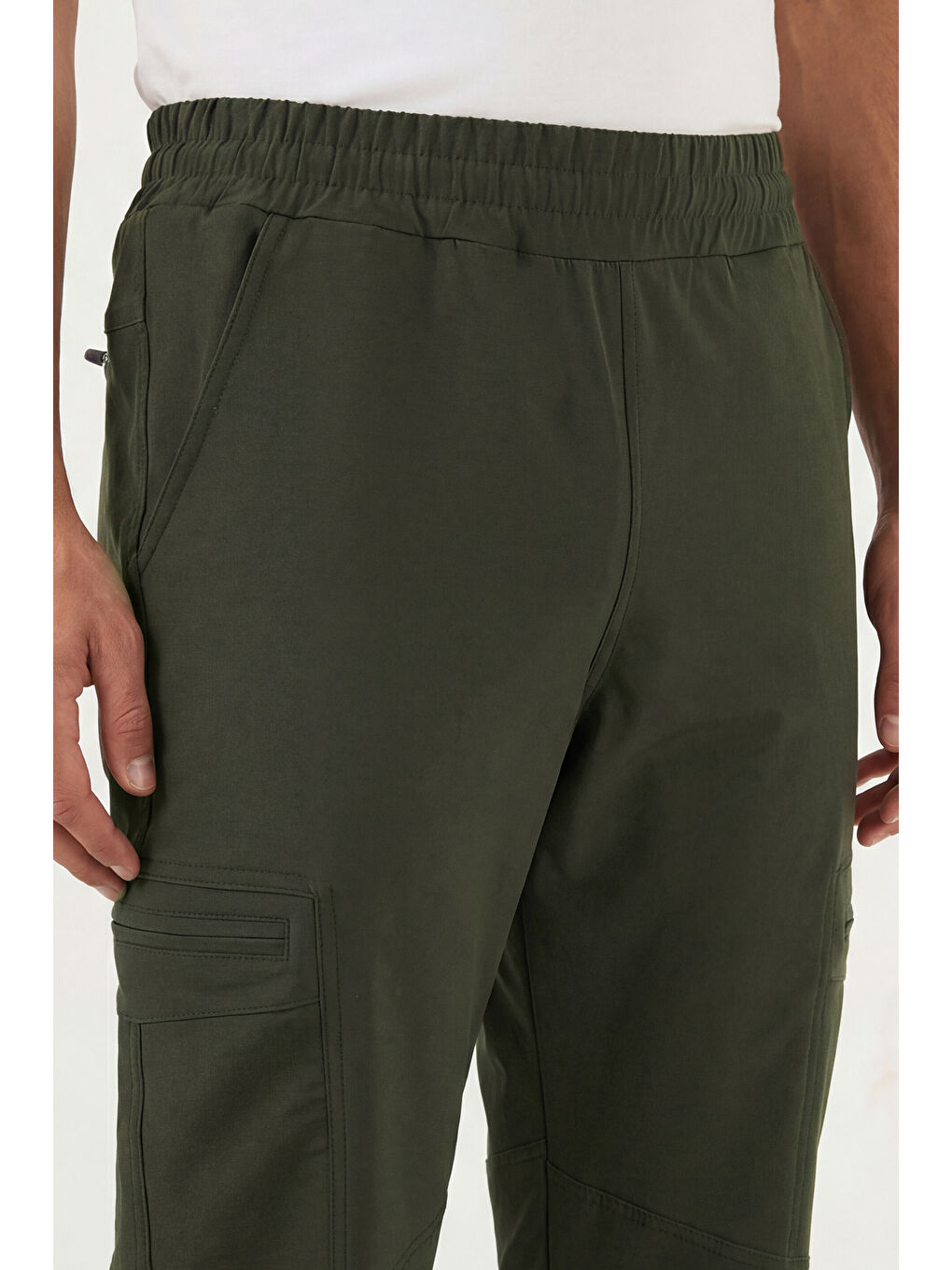 Haki Regular Fit Normal Bel Düz Paça Pantolon 693158-5