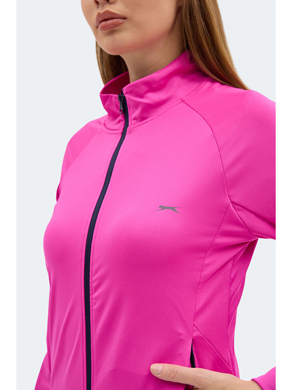 RAQUEL IN Kadın Fermuarlı Dik Yaka Cepli Lila Eşofman Takımı-2