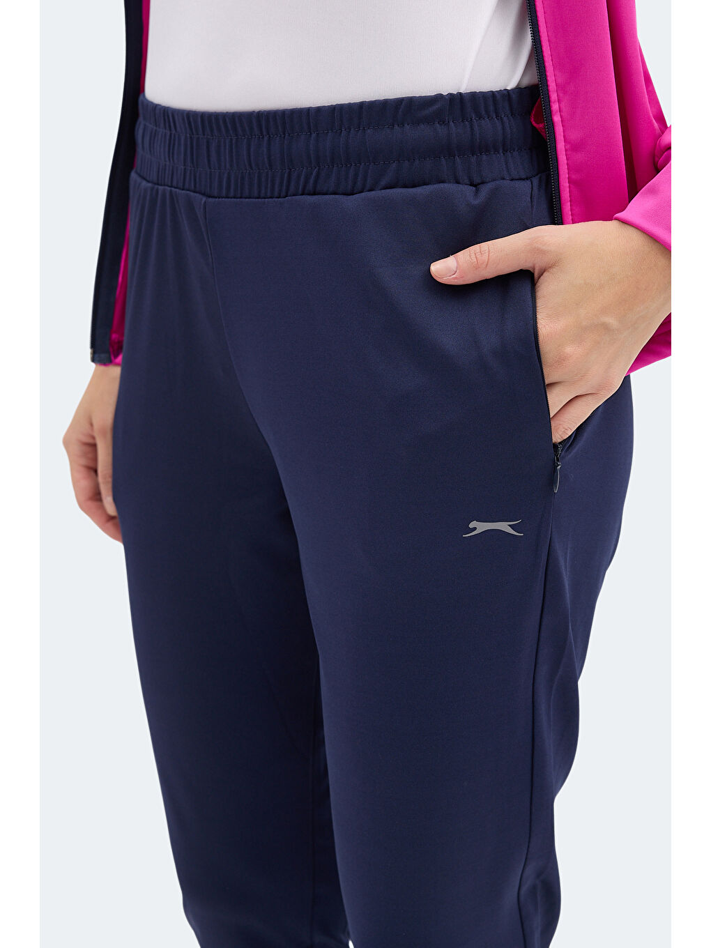 RAQUEL IN Kadın Fermuarlı Dik Yaka Cepli Lila Eşofman Takımı-3